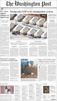 Trump y menores migrantes en primeras planas - portadas-20-jun-wp