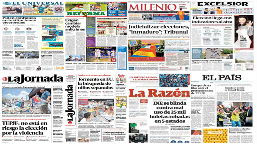 Elecciones, INE y tiroteo en Maryland en primeras planas