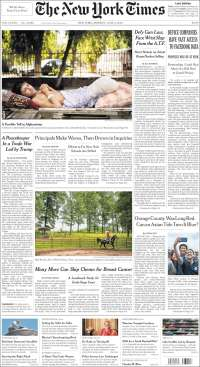 Guatemala y G7 en primeras planas - portadas-4-jun-nyt