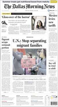 Peso, TLC, aranceles y Trump en primeras planas - portadas-6-jun-dallas