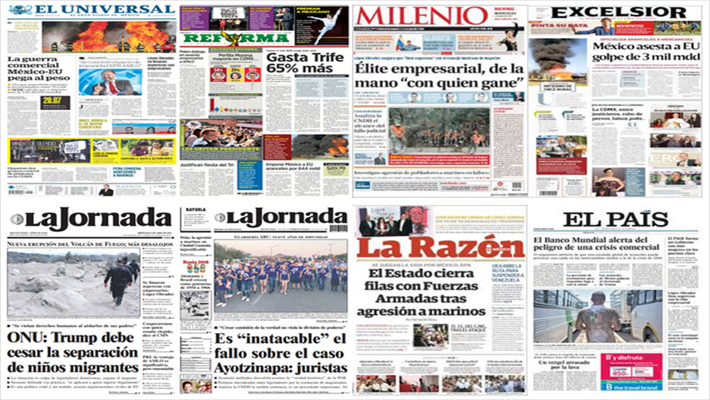 Peso, TLC, aranceles y Trump en primeras planas