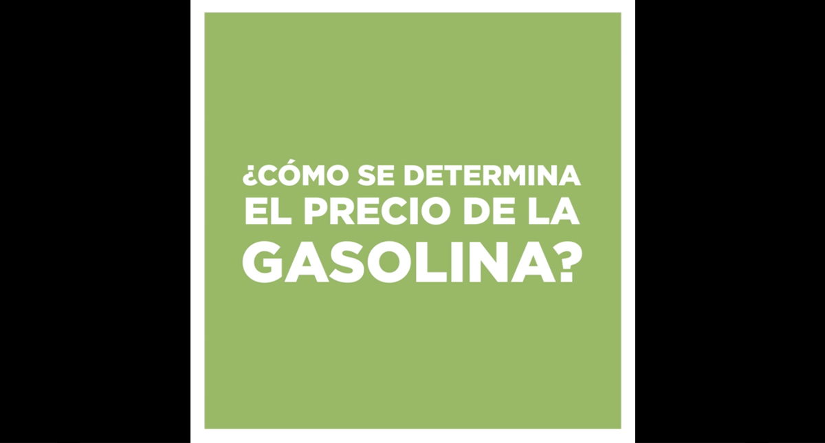 ¿Cómo se determina el precio de la gasolina?
