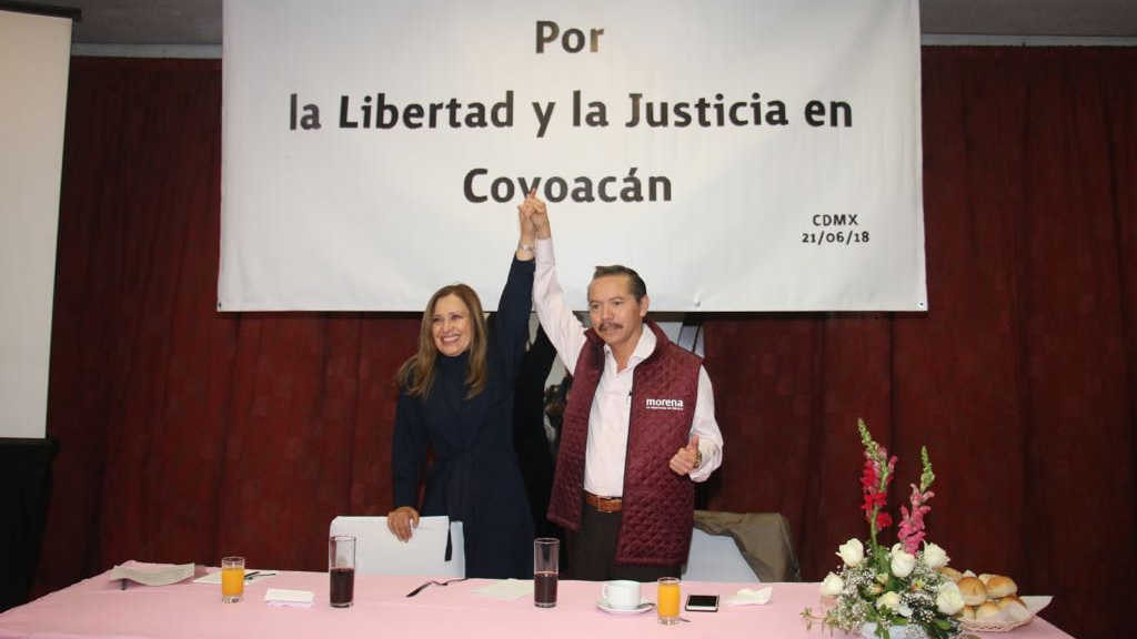 PRI de Coyoacán declina por candidata de Juntos Haremos Historia