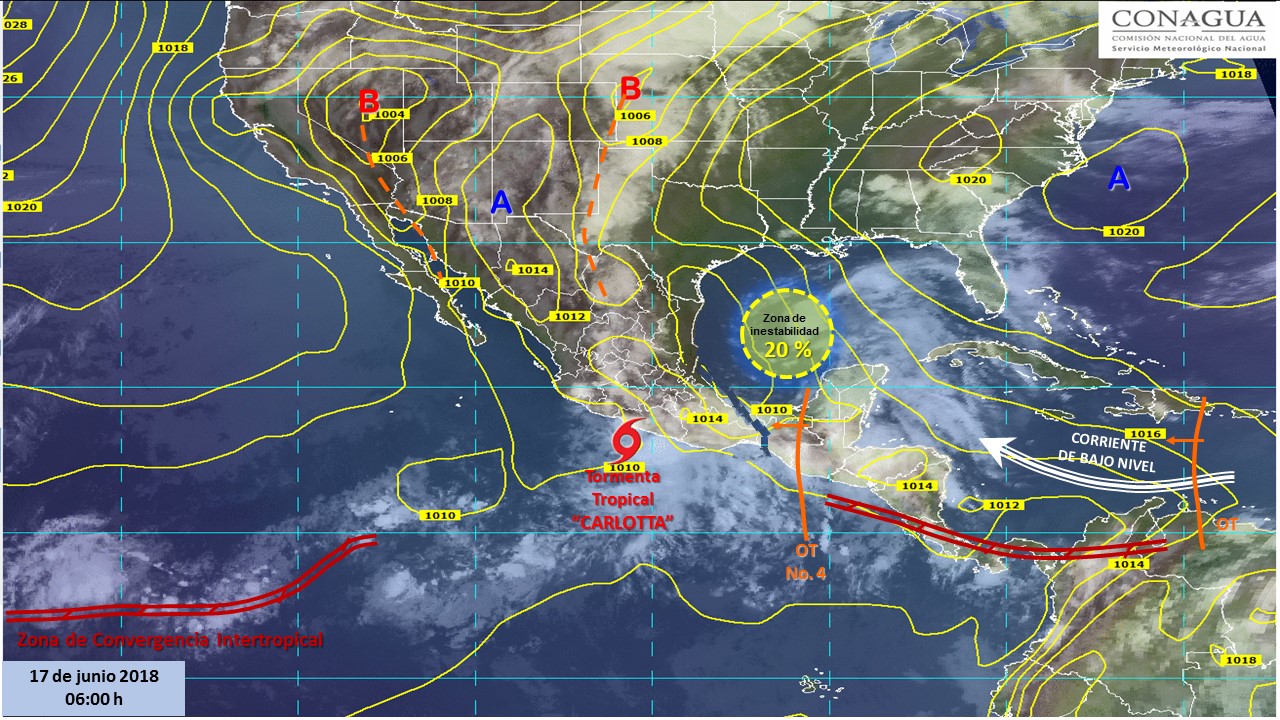 Continuarán lluvias y tormentas en gran parte del país - pronostico-del-tiempo-domingo-2