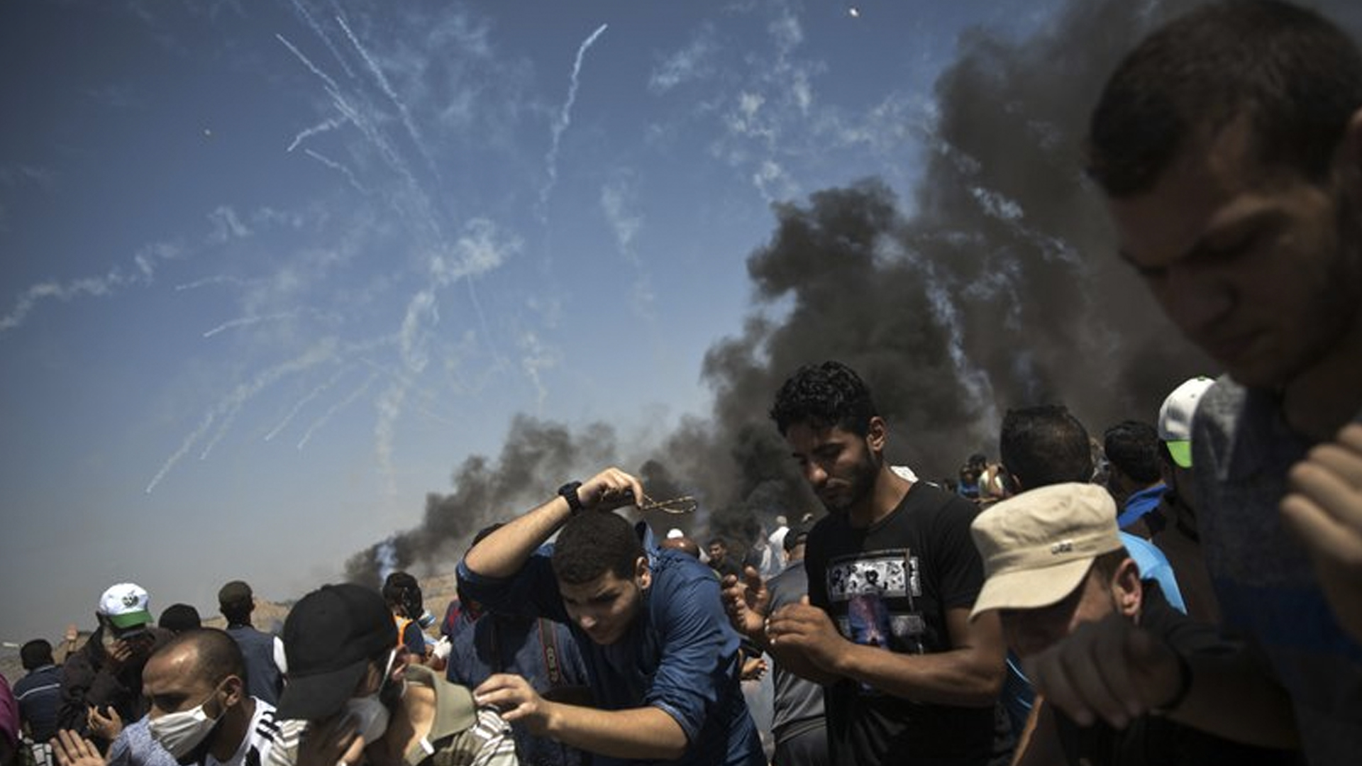 Al menos 413 heridos por protestas en Gaza