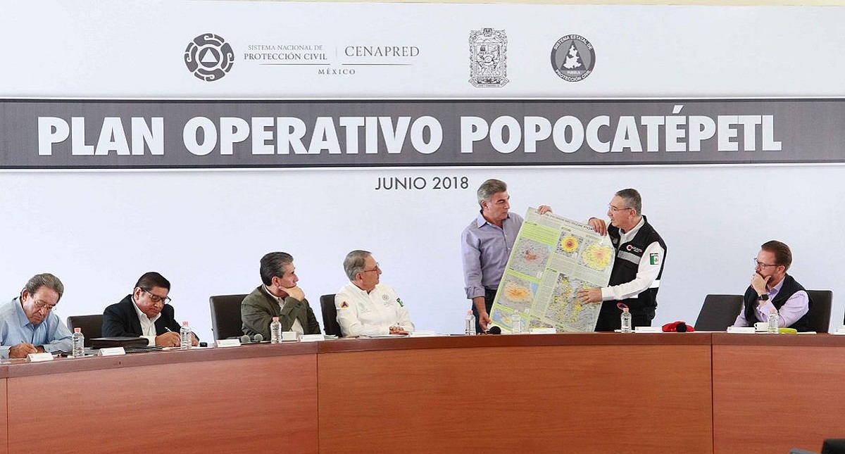 Puebla actualiza plan de acción en caso de erupción del Popocatépetl