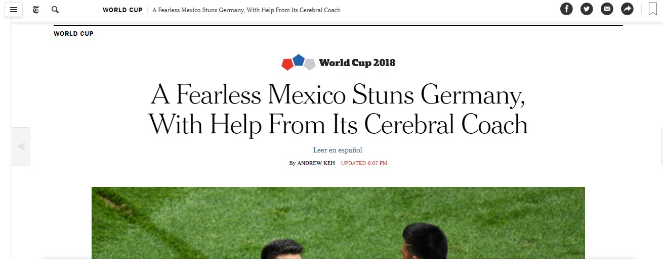 Así reaccionaron los medios internacionales con la victoria de México - reacciones-medios-the-new-york-times-mexico-alemania