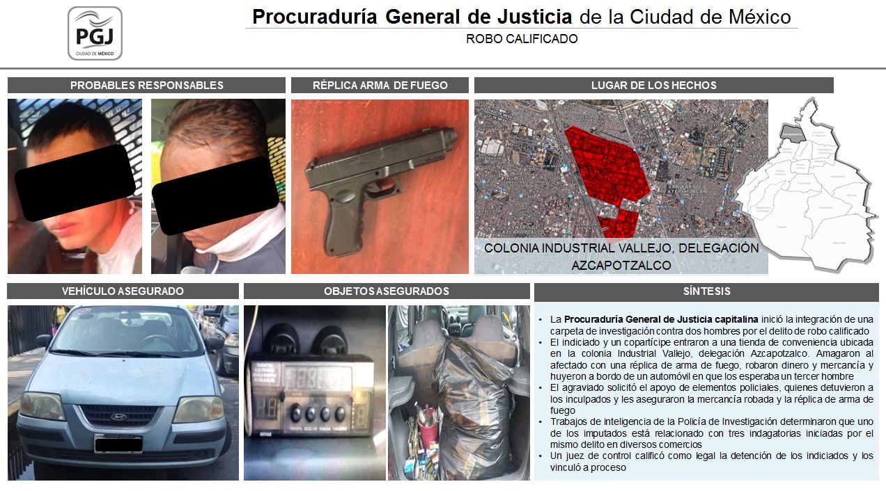 Sujeto roba tienda y usa uniforme para escapar, lo detienen - robo-tienda-oxxo-azcapotzalco