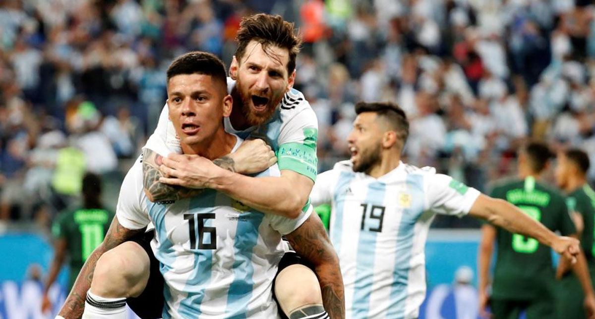Sabía que iba a meter un gol contra Nigeria: Marcos Rojo