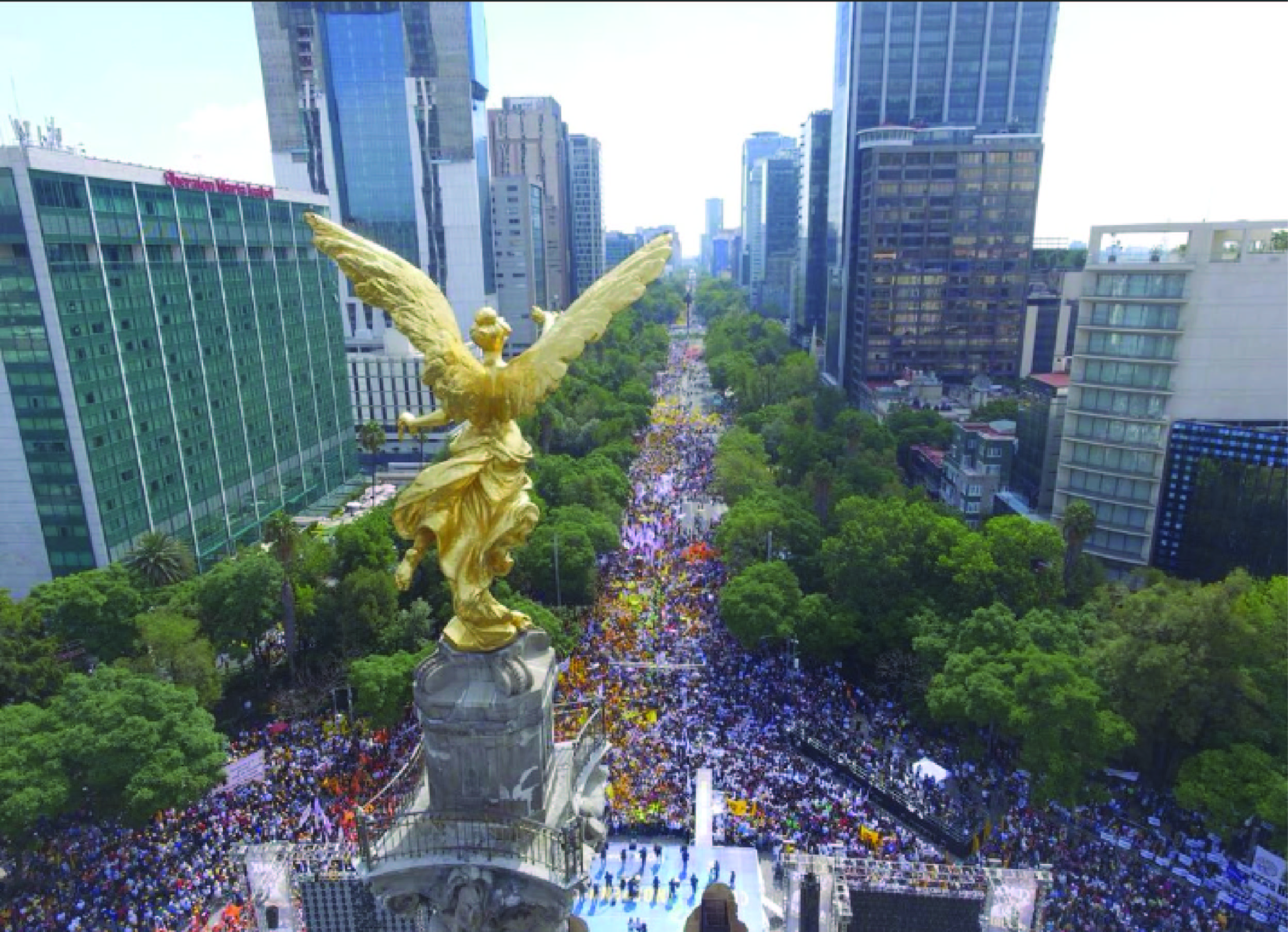 Anaya y Barrales cierran campaña en el Ángel de la Independencia Anaya y Barrales cierran campaña en el Ángel de la Independencia