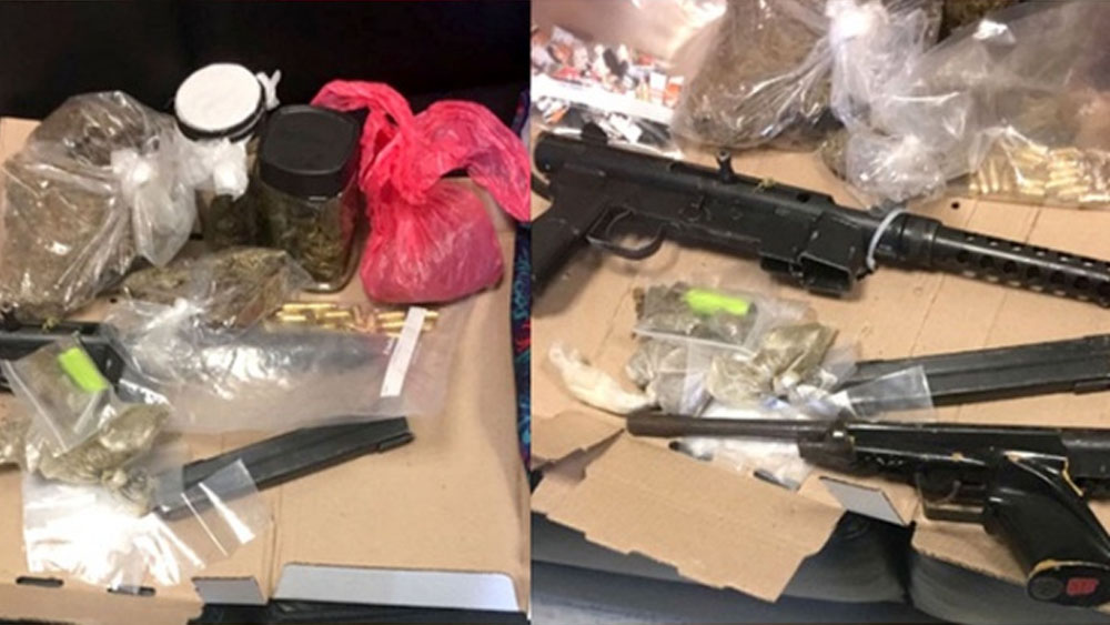 Detienen a hombre con subametralladora y droga en Tlalpan