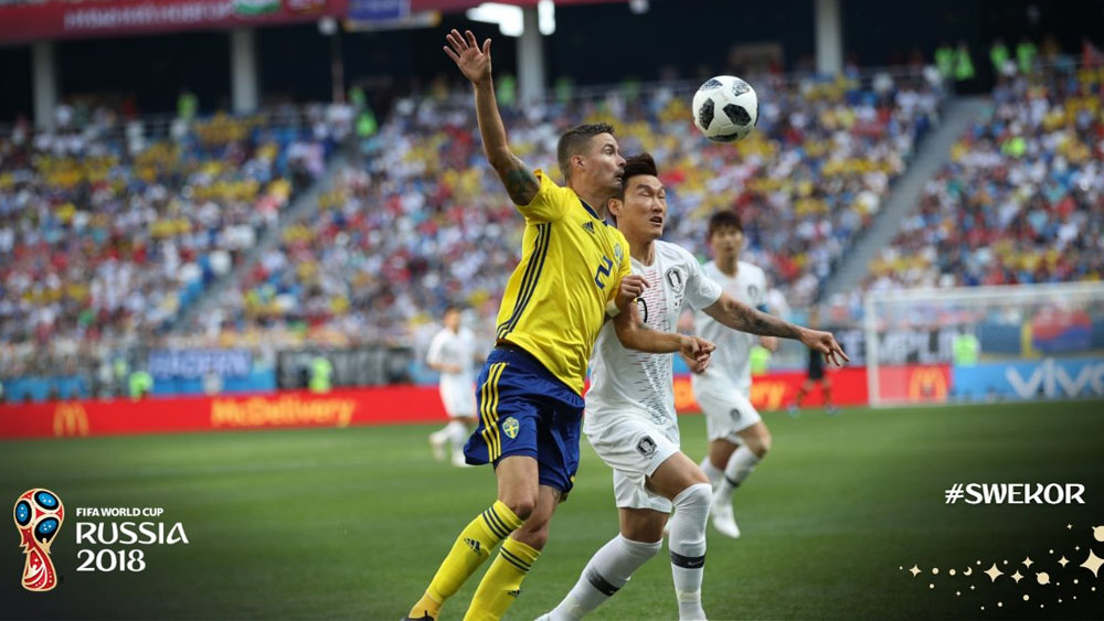 Suecia, la camiseta verde y el primer punto de México en Mundiales