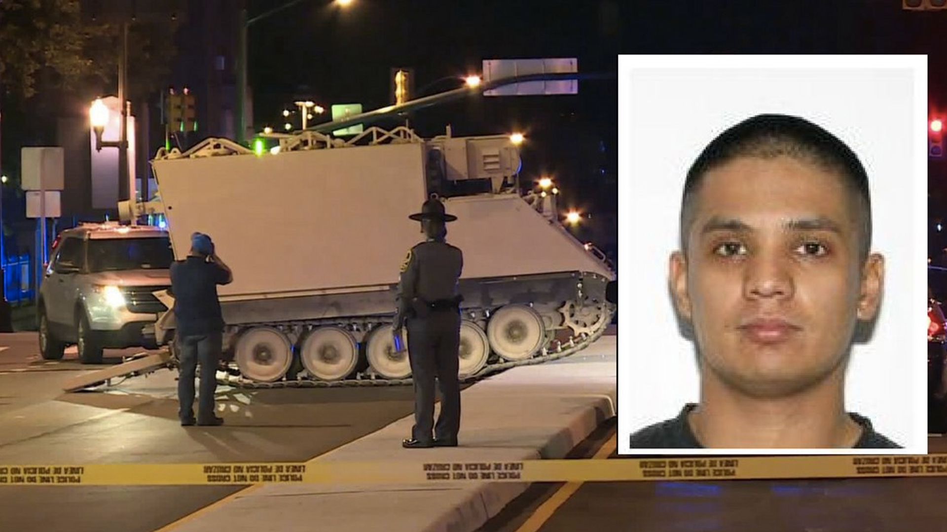 #Video Hombre bajo influencia de drogas roba tanque militar