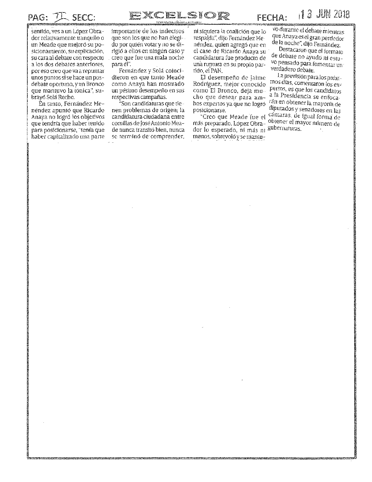 Todo lo que publicaron los periódicos del Tercer Debate Presidencial - tercer-debate-presidencial-mie-13-jun-2018-054