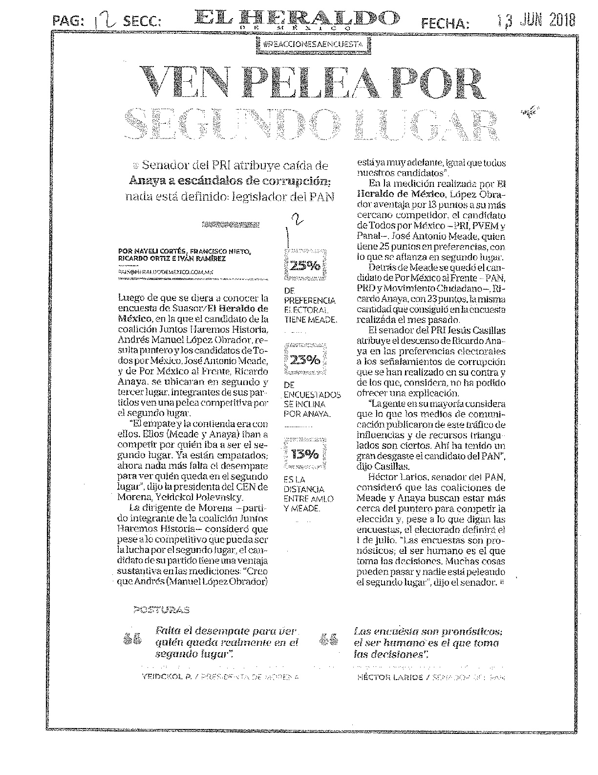 Todo lo que publicaron los periódicos del Tercer Debate Presidencial - tercer-debate-presidencial-mie-13-jun-2018-061