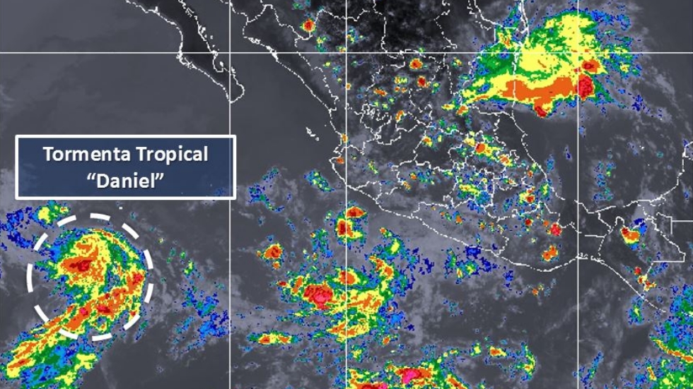 Se forma la tormenta tropical ‘Daniel’ al sureste de Cabo San Lucas Se forma la tormenta tropical ‘Daniel’ al sureste de Cabo San Lucas
