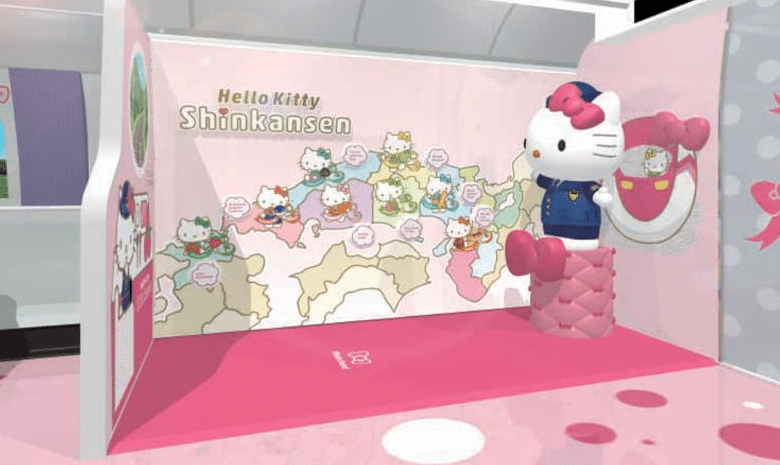 #VIDEO El próximo tren bala inspirado en Hello Kitty - tren-bala-japon-hello-kitty-7