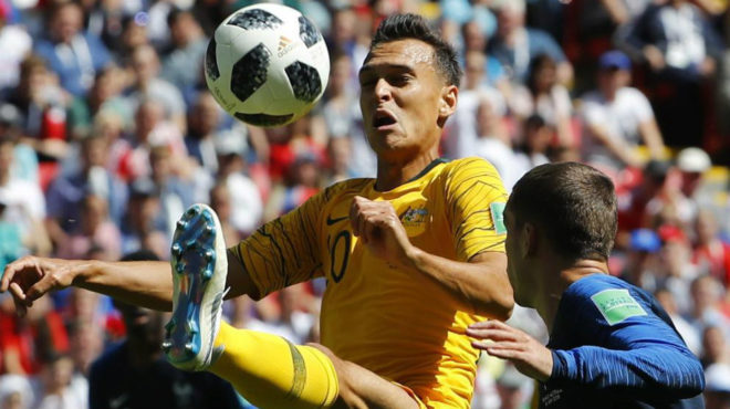 Australiano recibe 26 ofertas tras partido contra Francia - trent-sainsbury-ofertas-copa-del-mundo