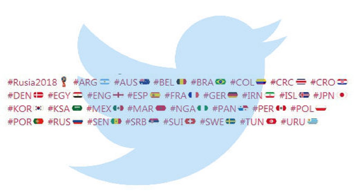 Twitter estrena emojis del Mundial de Rusia Twitter estrena emojis del Mundial de Rusia