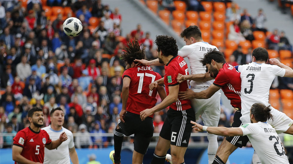 Uruguay vence a un complicado Egipto Uruguay vence a un complicado Egipto
