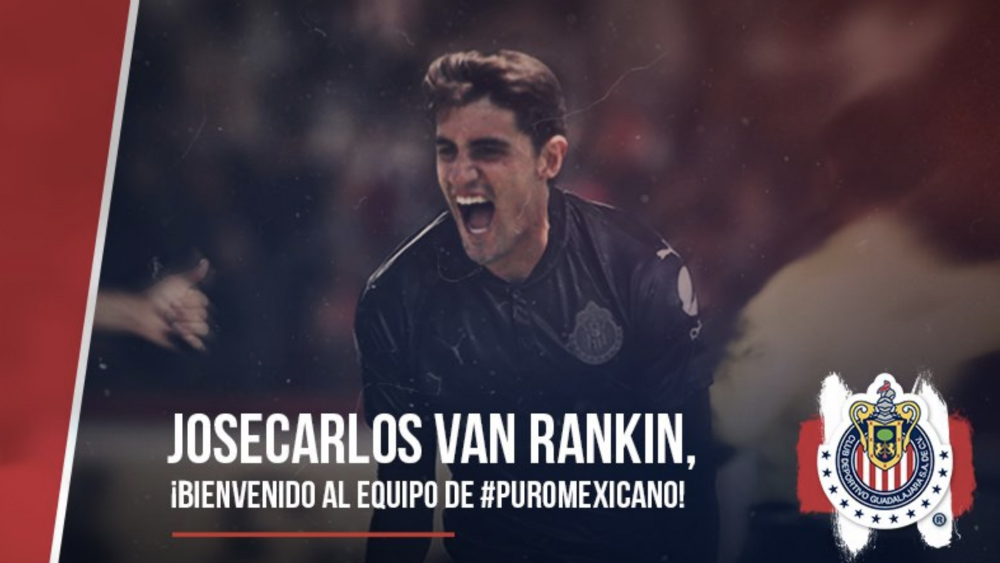 Chivas anuncia contratación de Josecarlos Van Rankin
