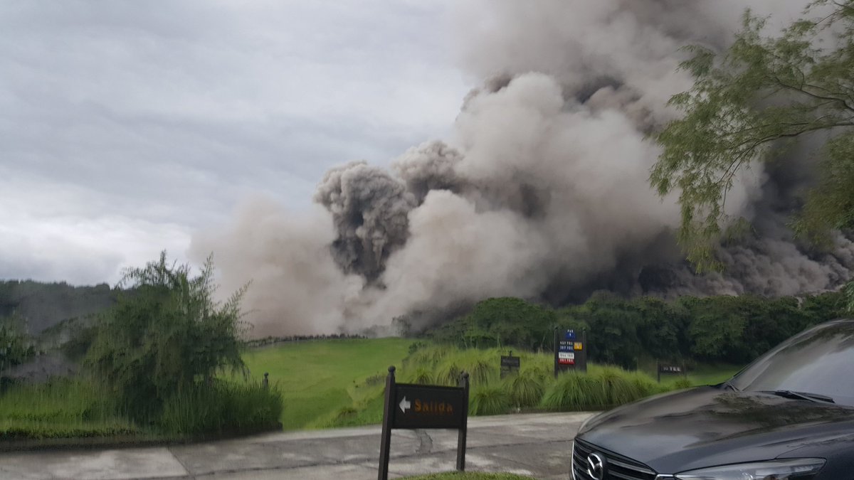 Suben a 46 lesionados por erupción en Guatemala - volcan-de-fuego