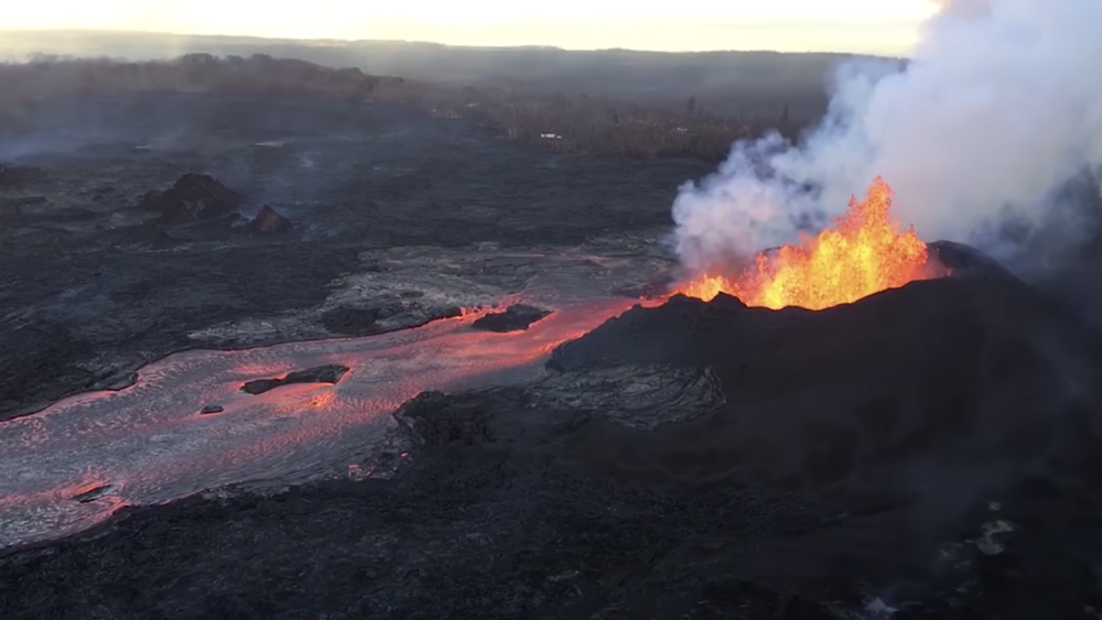 #Video Difunde USGS dramáticas imágenes de la erupción del Kilauea