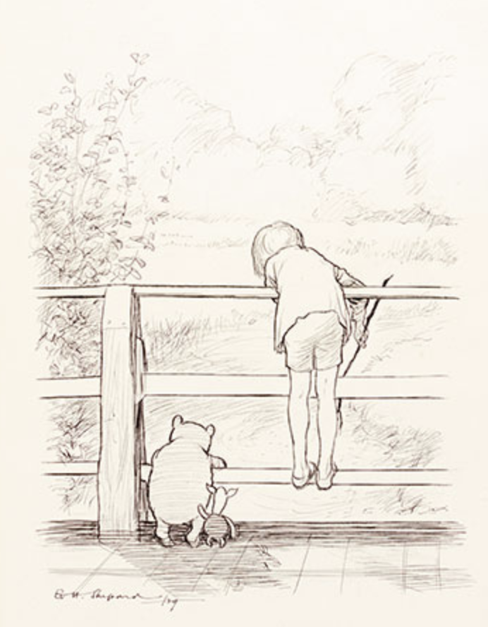 Subastarán mapa original de Winnie the Pooh - winnie-pooh-sothebys6