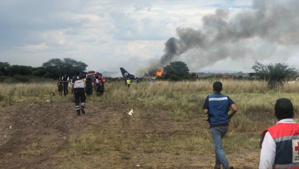 López Obrador envía abrazo a pasajeros del avión accidentado en Durango - accidente-durango-aeromexico