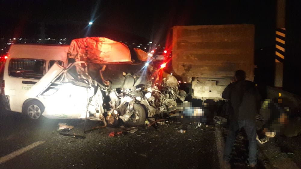 Chofer, presunto responsable del accidente en la México-Pachuca: Fiscalía Edomex