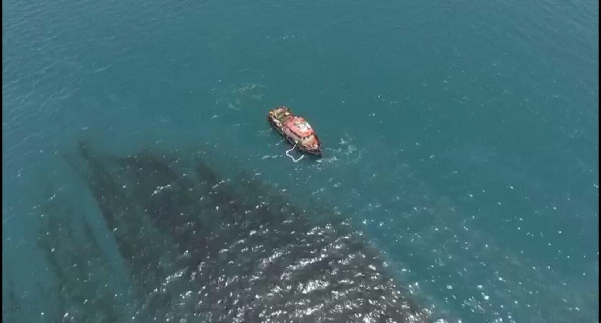 Accidente provoca derrame de petróleo en Salina Cruz