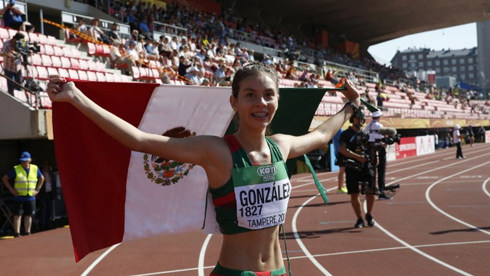 Atletas mexicanos ganan medallas de oro en Mundial de Atletismo Sub-20