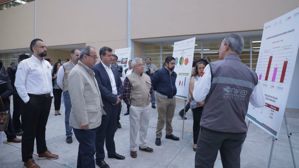 Hay un 98 por ciento de avance en escuelas afectadas por sismo - amieva-granados-escuelas-sismo