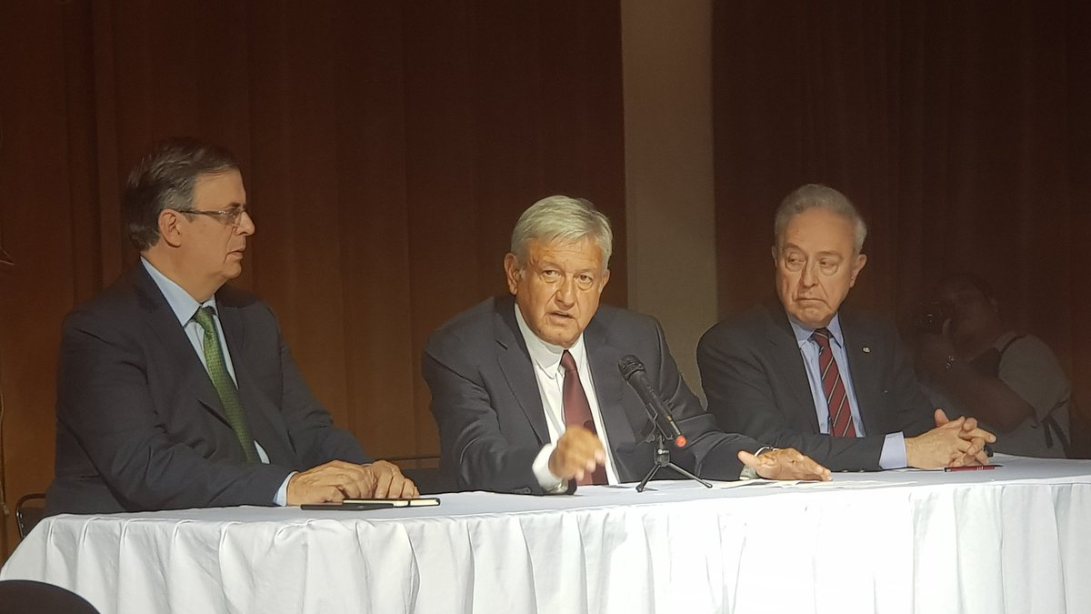AMLO invitará a Trump a su toma de posesión - amlo-ebrard-canciller