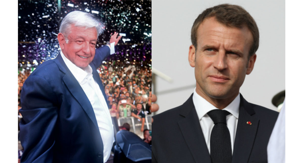 Macron felicita a AMLO y lo invita a Francia