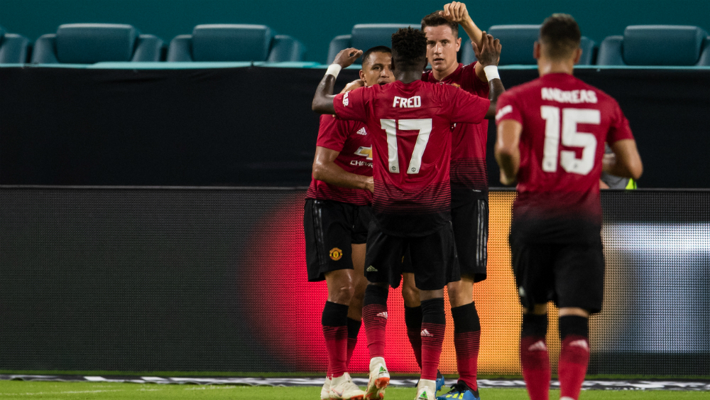 Manchester United venció 2-1 al Real Madrid en Miami