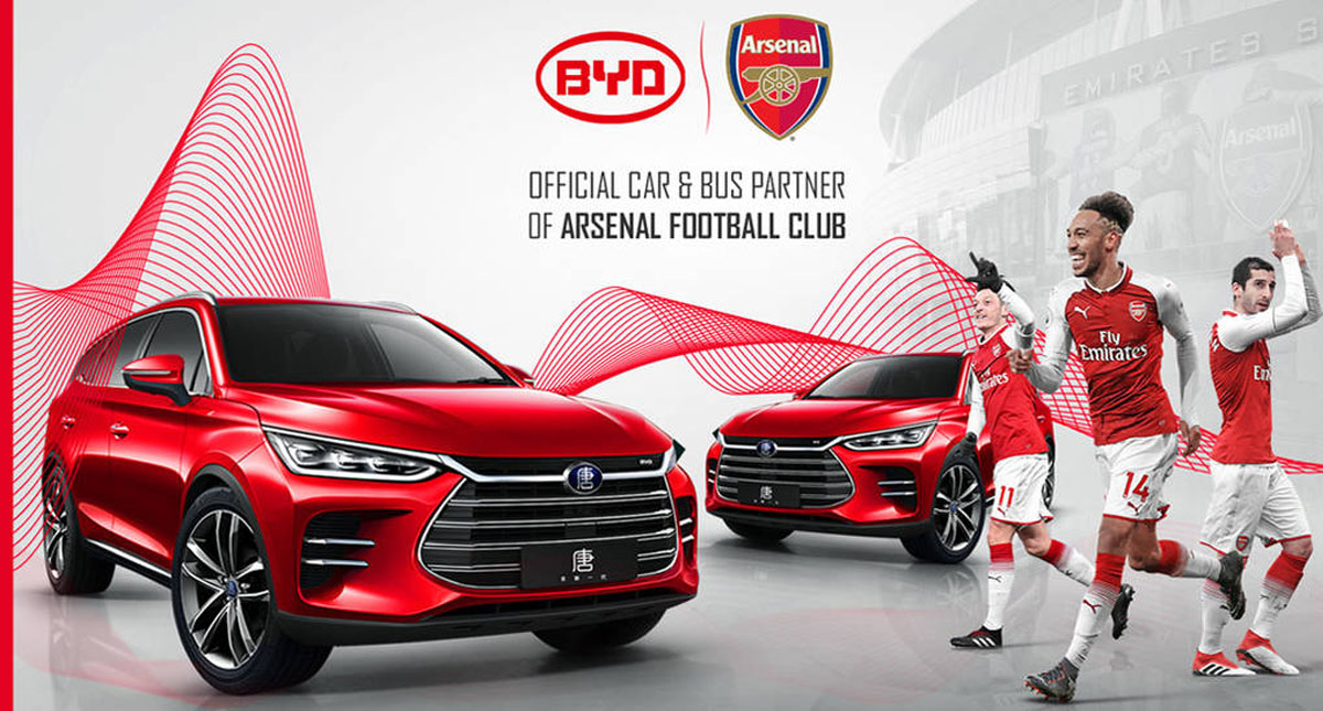 Estafan al Arsenal con patrocinio publicitario