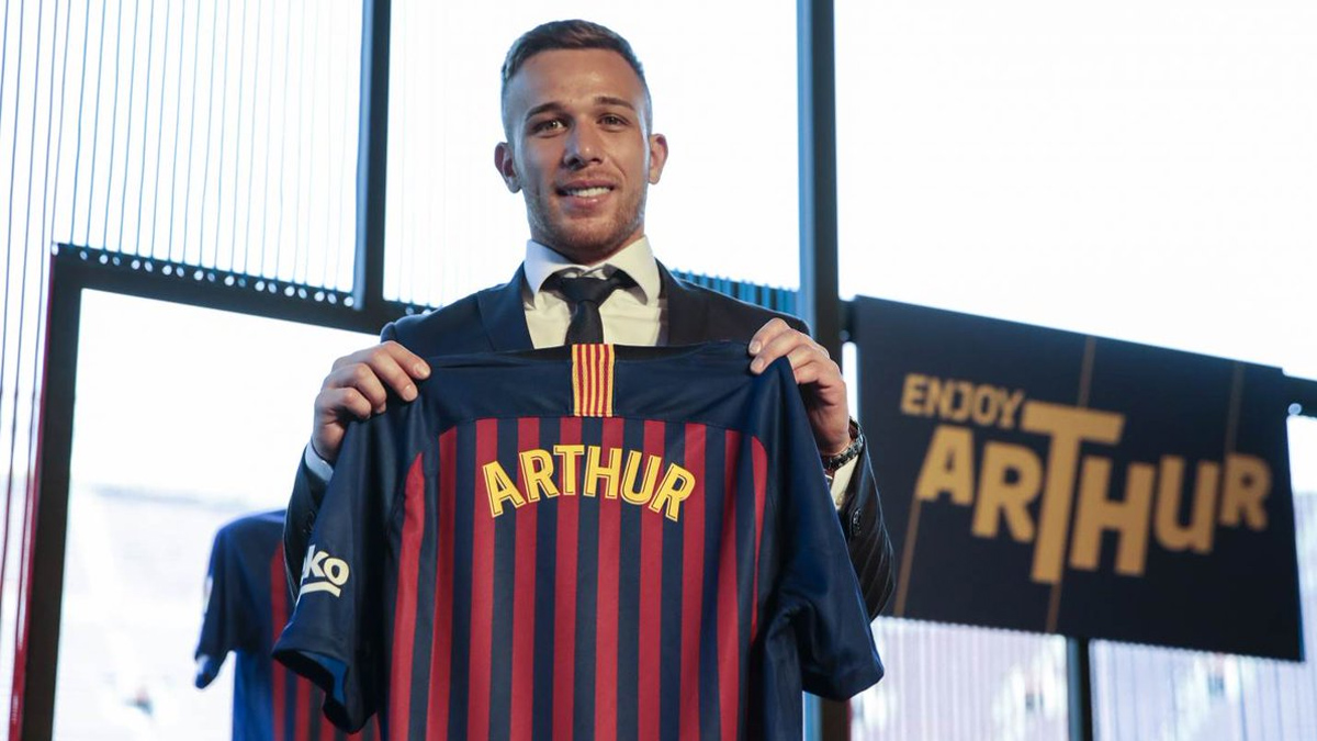 El Barcelona presenta a Arthur Melo