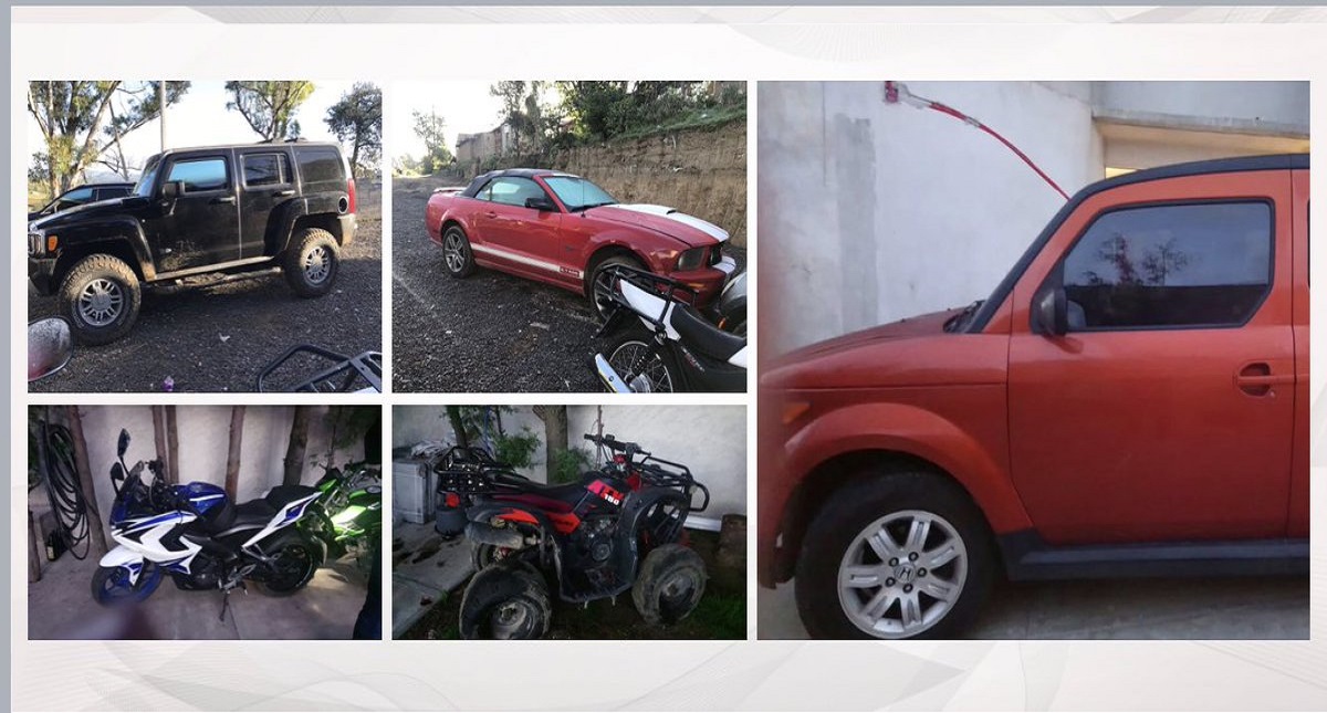 Detienen a 23 huachicoleros en Puebla y el Estado de México - autos-decomisados
