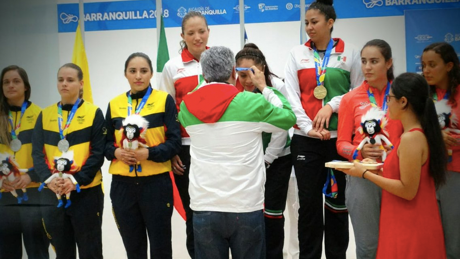 México alcanza las 100 medallas de oro en Barranquilla 2018