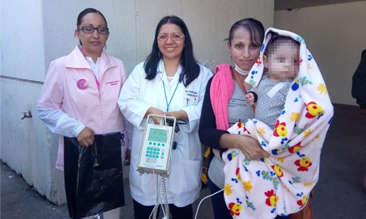 El IMSS da de alta a menor tras año y medio hospitalizada - bebe-hospitalizada-imssz