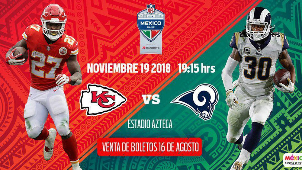 Revelan fecha y precios de boletos para partido de NFL en México