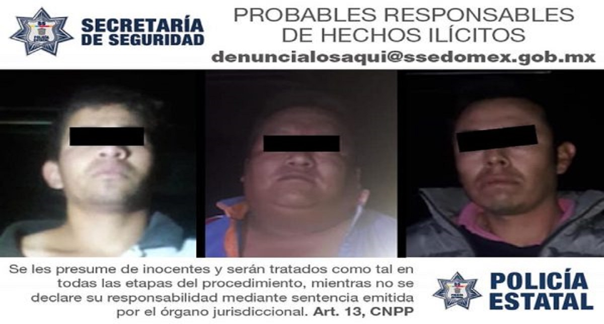 Caen cuatro presuntos huachicoleros en enfrentamiento en Edoméx