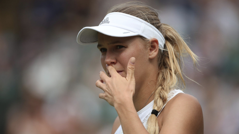 Wozniacki cae en segunda ronda de Wimbledon 2018