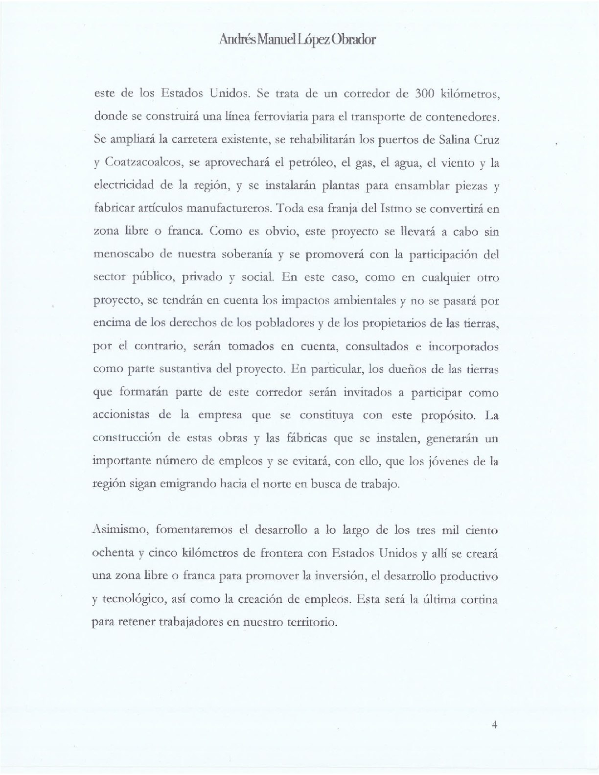 AMLO propone a Trump "iniciar una nueva etapa" en las relaciones bilaterales - carta-firmada-004