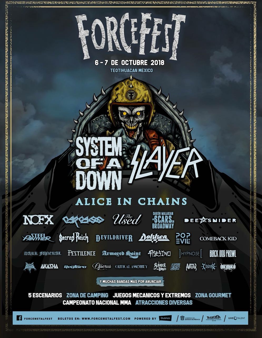 Revelan primera fase del cartel del Force Fest - cartel-force-fest