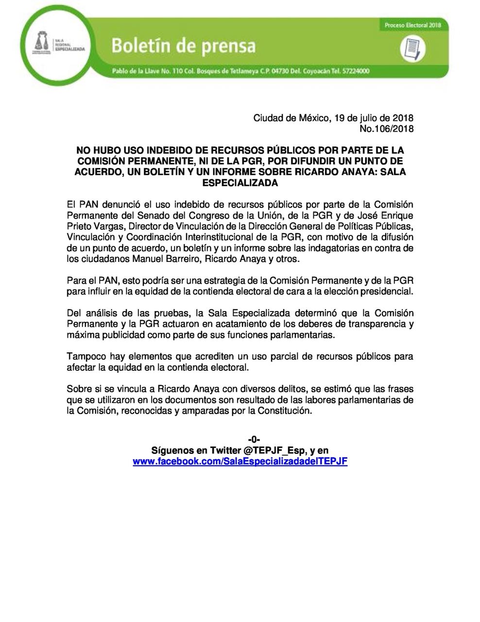 PGR y Congreso no incidieron en comicios con informe de caso Barreiro: TEPJF - caso-barreiro-tribunal-electoral