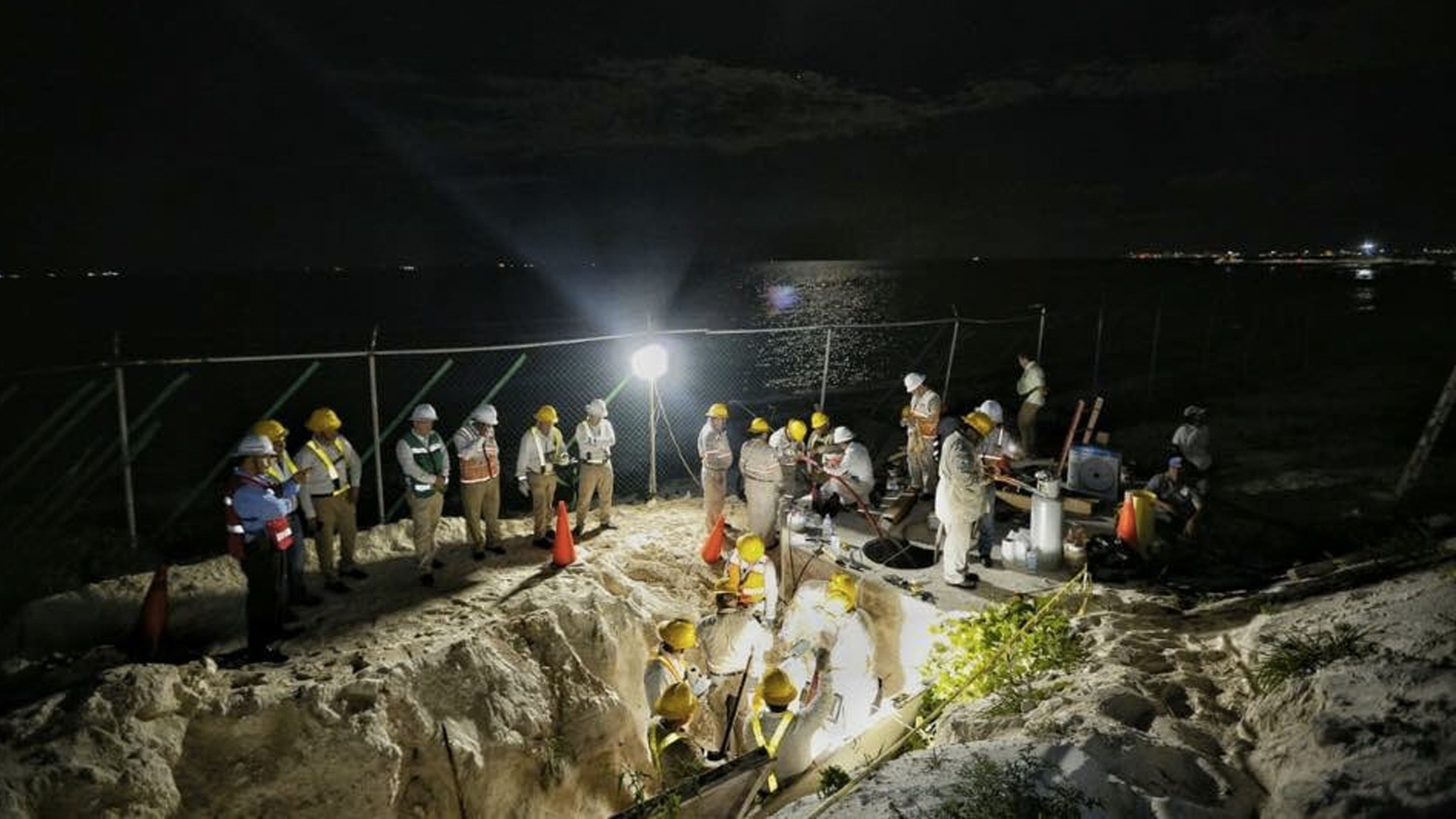 Apagón deja sin luz a Isla Mujeres