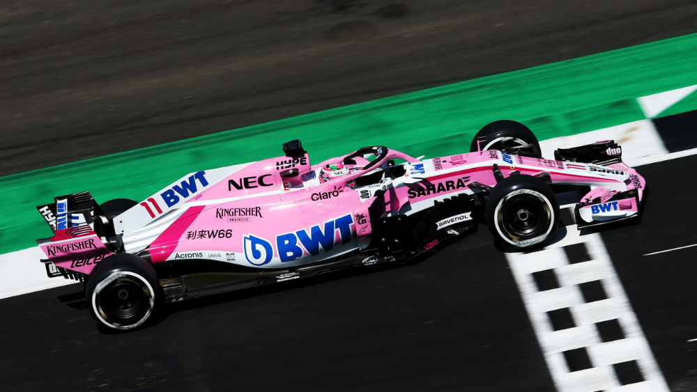 Hamilton obtiene la pole en el GP de Gran Bretaña 2018 de F1  - checo-perez-gp-gran-bretana-2018