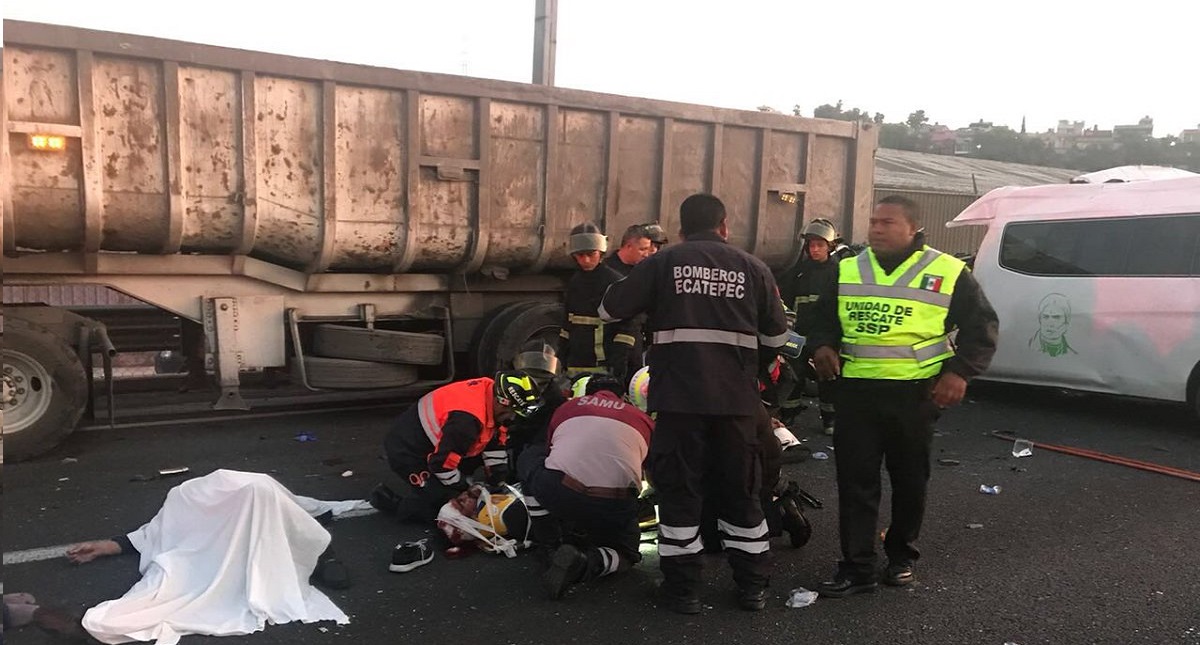 Asciende a 13 cifra de muertos por choque en la México-Pachuca